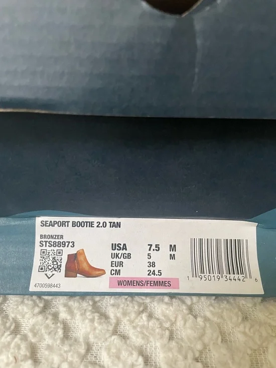 Sperry Women’s Tan Leather Ankle Booties - Picture 3 of 3